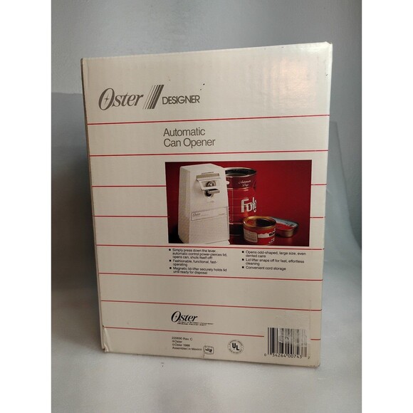 Vintage Oster Designer Automatic Can Opener - Picture 2 of 3